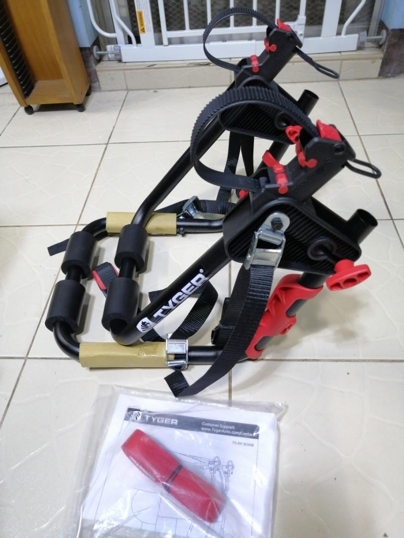 Tyger Auto Bike Racks Tyger Auto Car DeLuxe 1 Bike Trunk Mount Bicycle Carrier Rack for Most ...