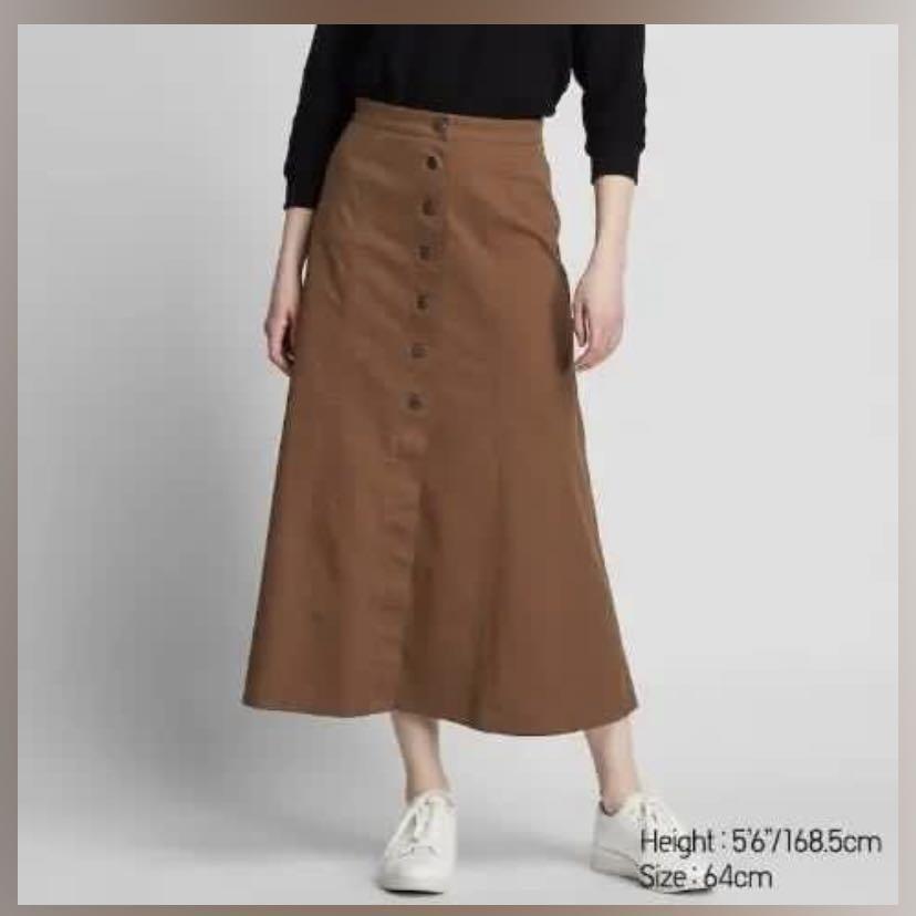 long brown skirt outfit