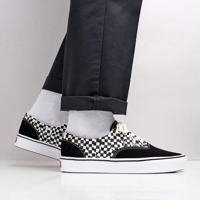 Vans era checkerboard on feet new arrivals