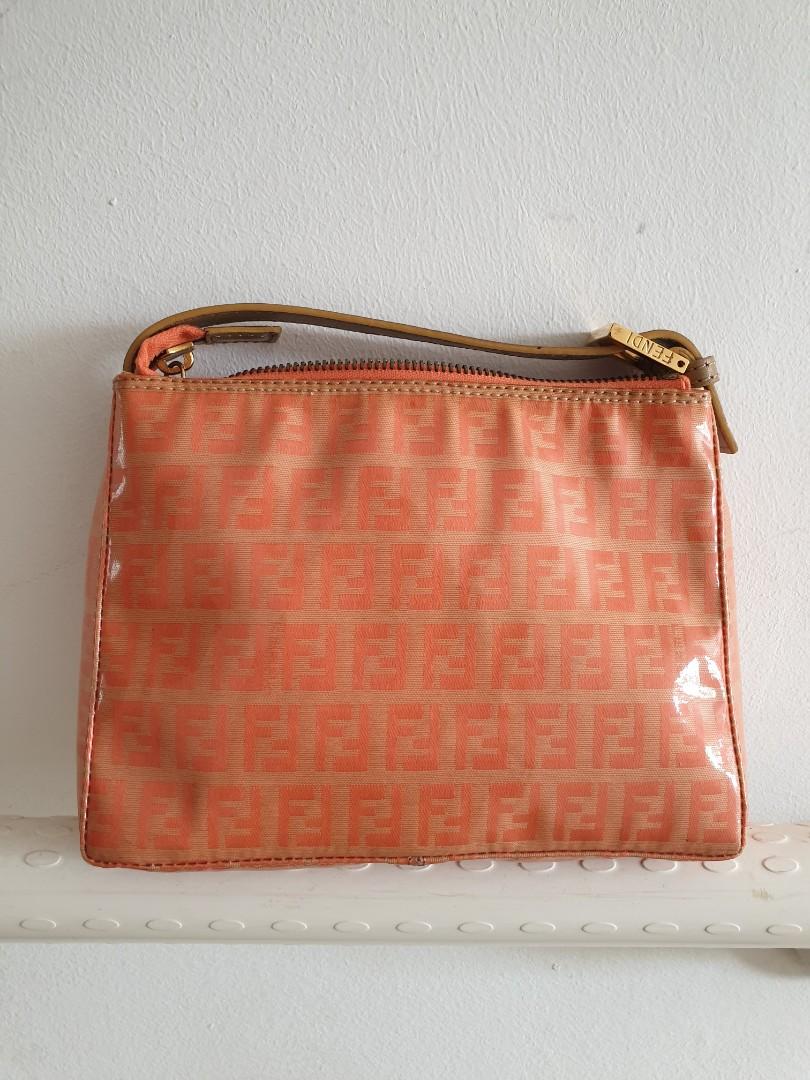 Fendi FF Zucca Monogram Pattern PVC Mini Pochette Bag (Category: Luxury Bags & Wallets) located in Davao. Submitted by declutter14 (Listing ID 1112141537, Image 2). Description: Vintage Authentic| Original Fendi mini small bag . Sold as is walang inclusions Avail as long d nakamarka ng sold wag n ask ng ask then MiA lng after asking !! Freeshipping SG TO PH Mahal din shipping so wag na barat ask lower price ok! 19,000.