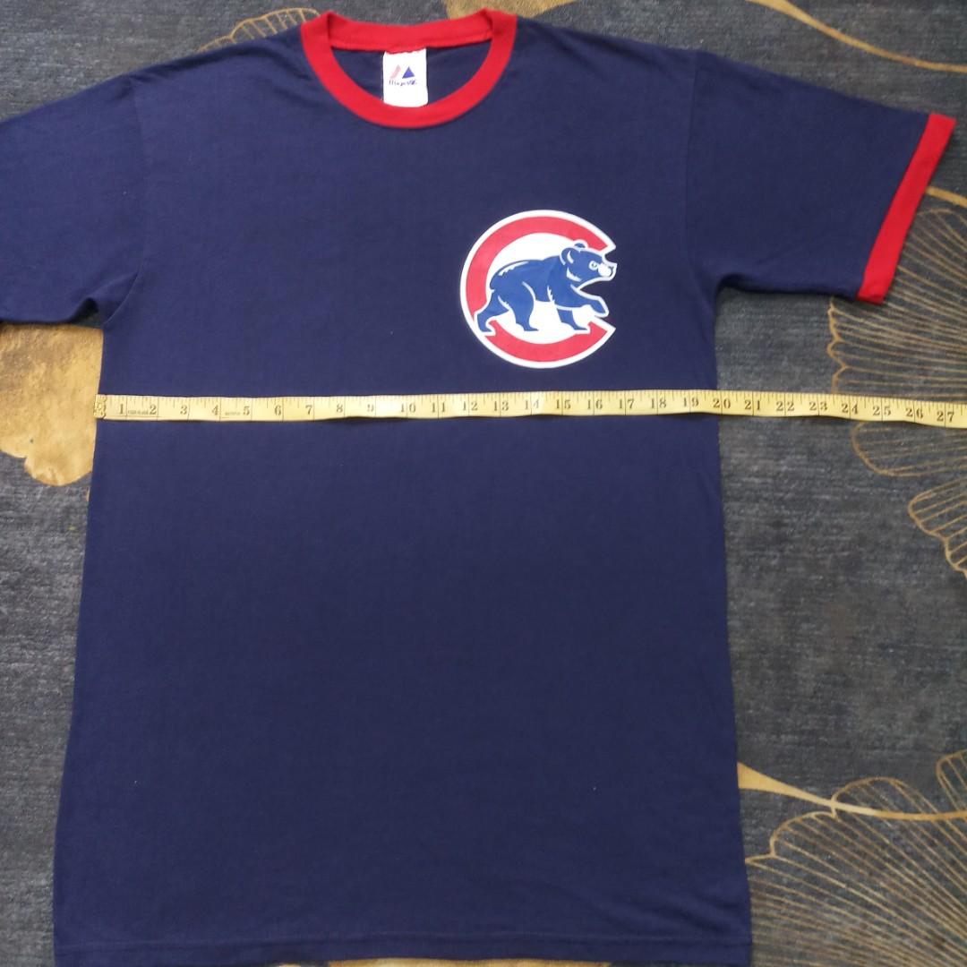 Vintage Majestic MLB Chicago Cubs 34 Wood Ringer Shirt, Men's