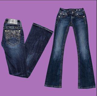 Vintage MISS ME low waist bootcut jeans