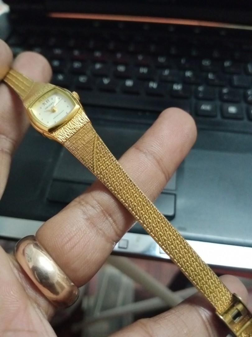 Orient quartz dorado mujer shop