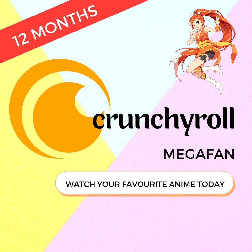 Crunchyroll - 12 Months Fan Subscription