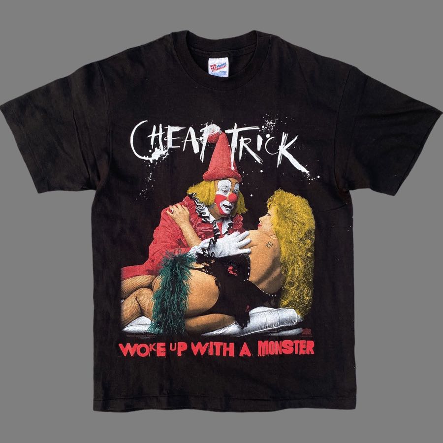vintage極美品90s cheaptrick woke up with a monster
