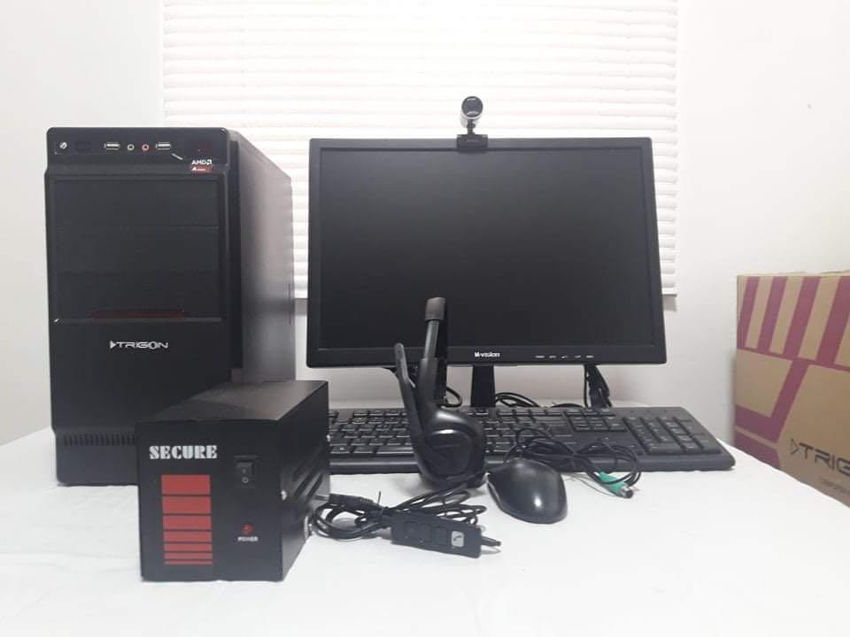 Windows 7 Desktop (Category: Desktops) located in Lucena. Submitted by boujeebabe.ph (Listing ID 1112145162, Image 1). Description: Computer for sale 18K complete set Specs: Windows 7 Ultimate Processor: AMD A8-7680 Radeon R7 , 10 Compute Core 4C+6G 3.50 GHz Sytem type: 64-bit Operating System Monitor: N-vision Keyboard: A4Tech Mouse: A4Tech AVR: Secure Headset: Plantronics Audio 628 USB Stereo with noise cancellation Webcam: A4Tech Full HD 1080p