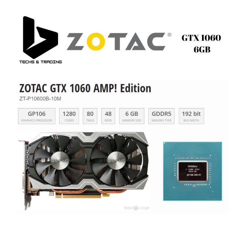 Nvidia zotac 1060 2025 6gb
