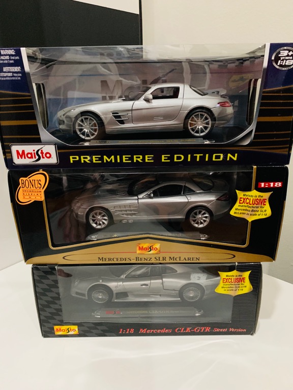 1 18 Scale Diecast Model Cars from Maisto. Mercedes SLR McLaren
