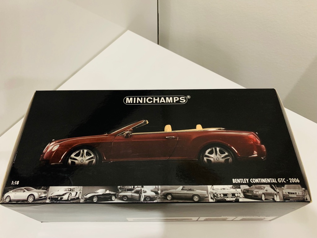 Minichamps 1:18 scale model of a Bentley 6.5ltr Speed Six Blue Train