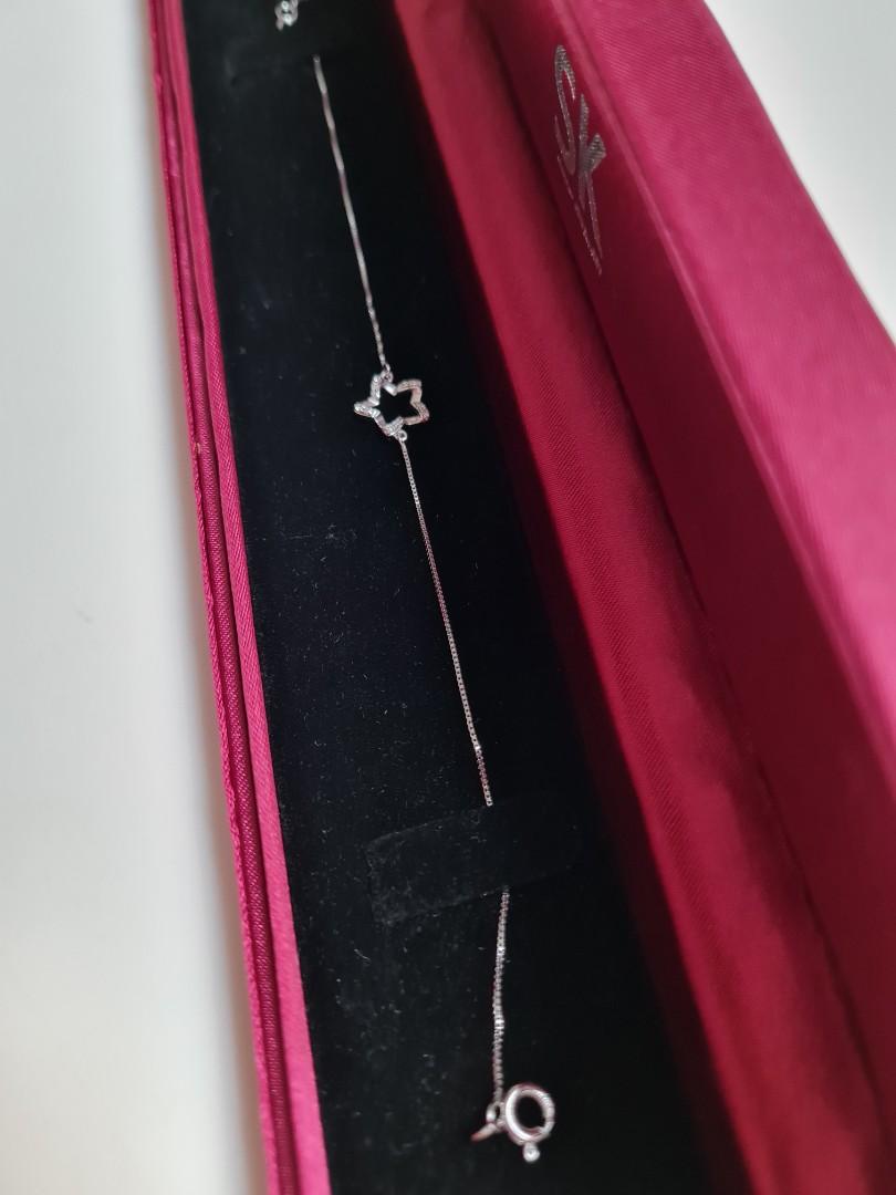 White gold star bracelet online