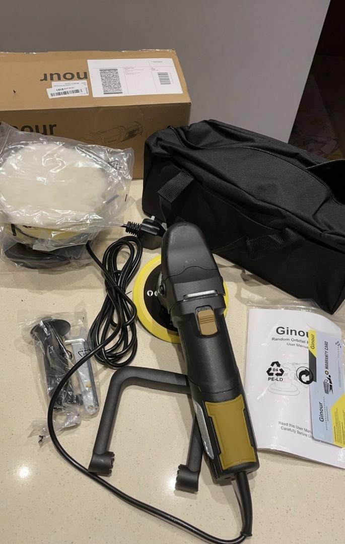 2630) Buffer Polisher, Ginour Dual Action Polisher, 900W 6inch Car