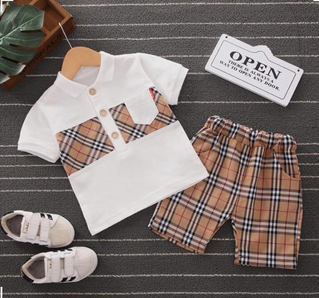Burberry baby boy outfits sale