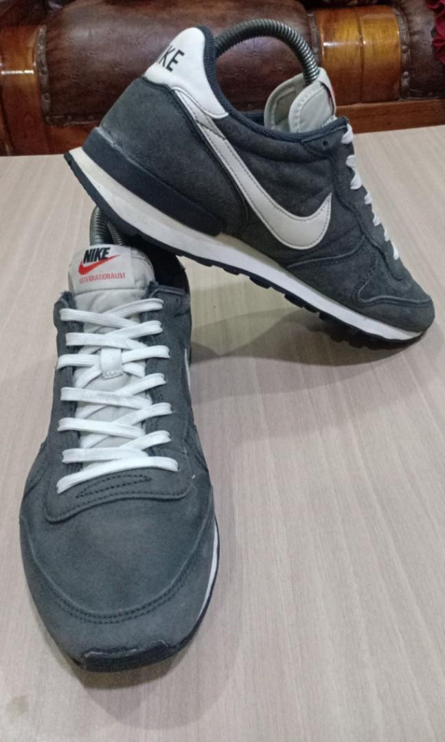 7uk Rm48 Nike Internationalist Suede Black Men s Fashion