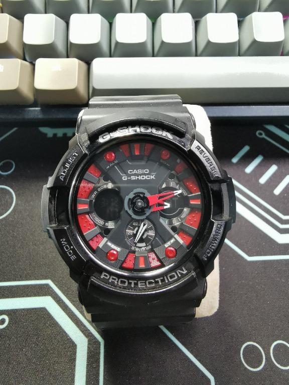 Red watch g shock clearance