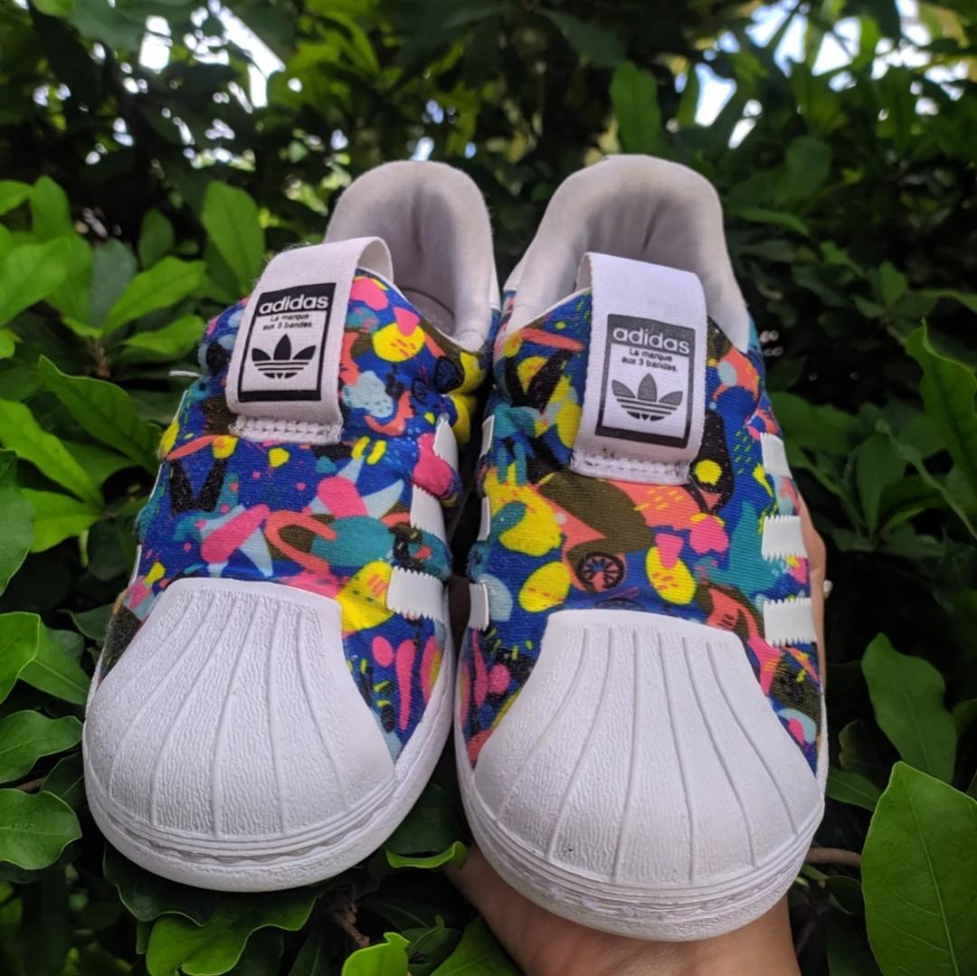 Superstar slip on enfant sales 2017