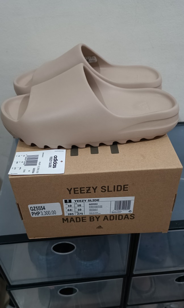 Adidas Yeezy Slide Pure size 10UK/US, Men's Fashion, Footwear ...