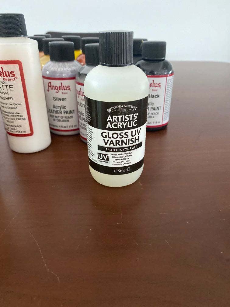 Artist’s Acrylic Gloss UV varnish, Hobbies & Toys, Stationery & Craft