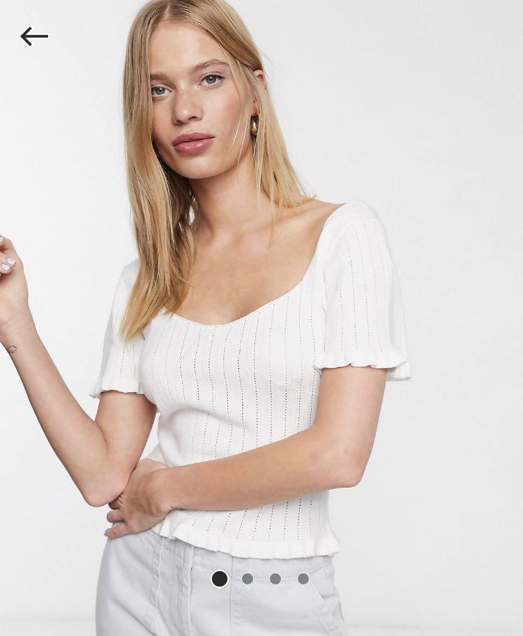 square neck top asos