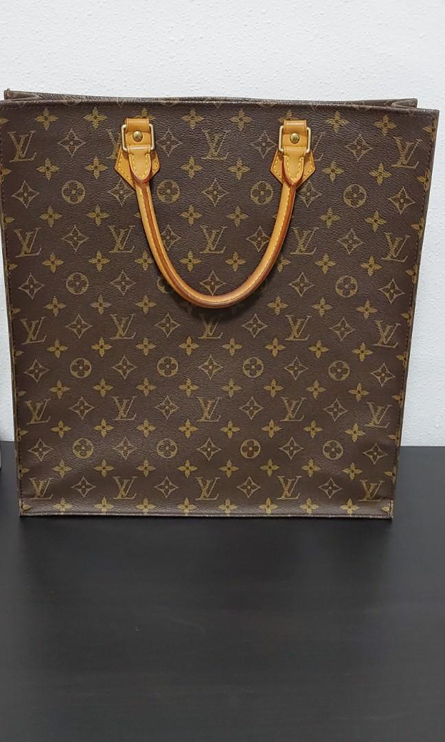 BNIB LV Petite Sac Plat Bag Monogram Canvas GHW