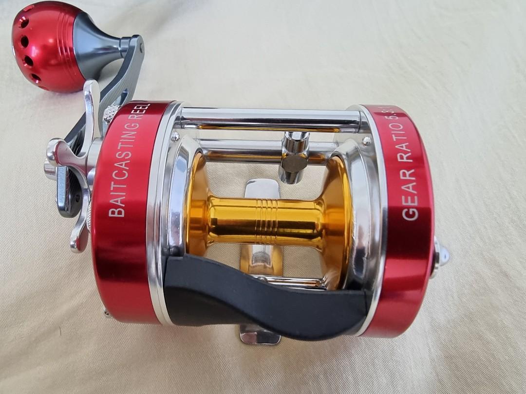 Brand new!! Kastking Rover Conventional Reel Baitcasting Reel 50L left hand  fishing reel, Sports Equipment, Fishing on Carousell