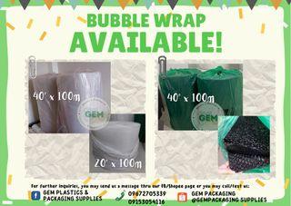 Bubble wraps & packaging tapes