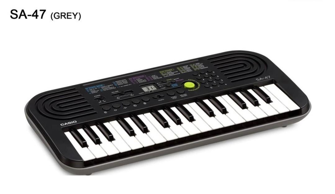 CASIO Electronic Keyboard SA47, Hobbies & Toys, Music & Media, Musical Instruments on Carousell