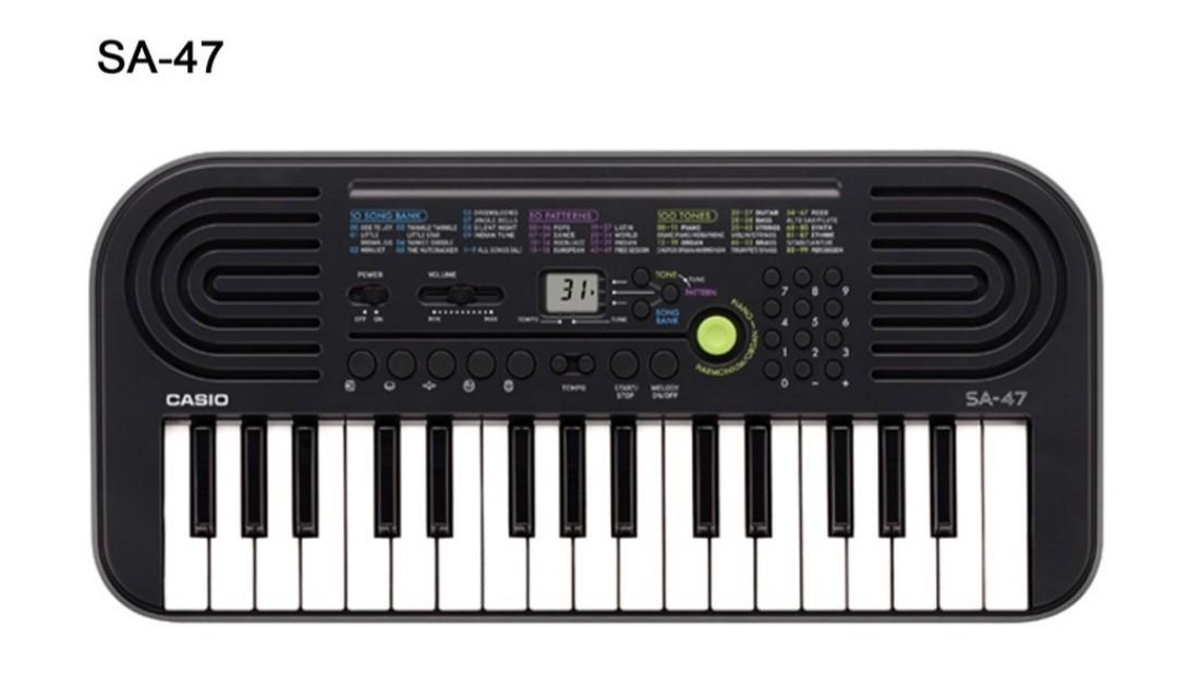 CASIO Electronic Keyboard SA47, Hobbies & Toys, Music & Media, Musical Instruments on Carousell