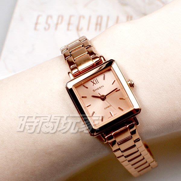 Casio Sheen SHE 4538PG 4AUDF SHE 4538PG 4A SHE 4538PG 4 SHE 4538PG Rose Gold Stainless Steel Slim Sapphire Ladies Watch