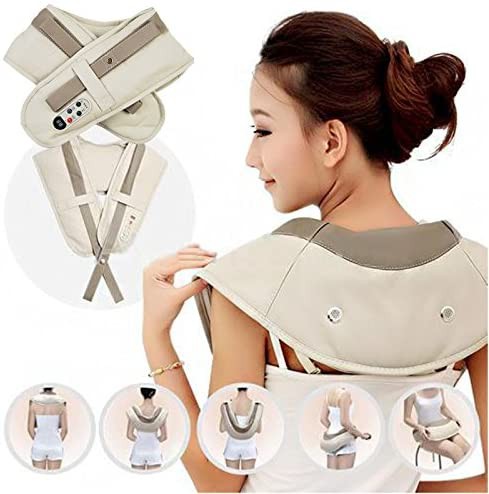 Full Back Massager - 223  Order a Shiatsu Rolling Neck and Back Massager  with Heat - Snailax