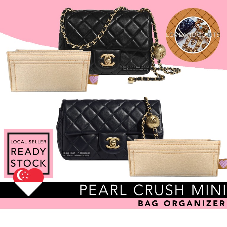 Chanel Pearl Crush Mini Square Mini Rectangular Bag Organizer
