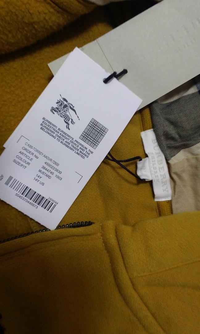 Burberry sweater cheaper deals