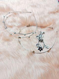 Claire's Hairband and Generic Charm Bracelet Bundle