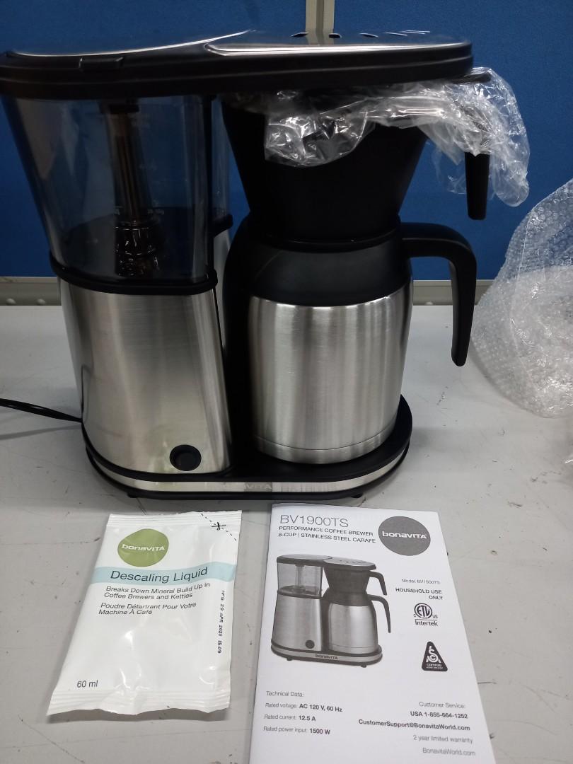 Coffe maker BONAVITA 8 CUPS 110VOLTS 