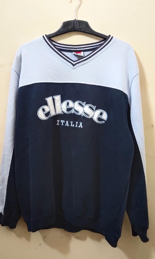 CREWNECK ELLESSE ORIGINAL Fesyen Pria Pakaian Baju Luaran di
