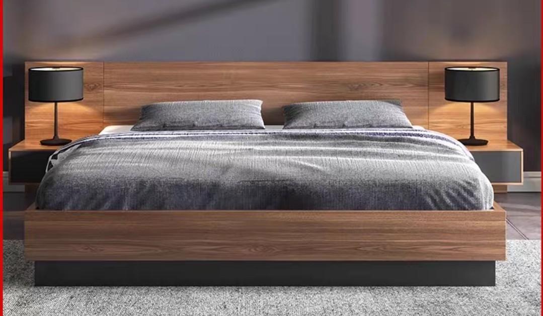 Queen bed with side tables new arrivals