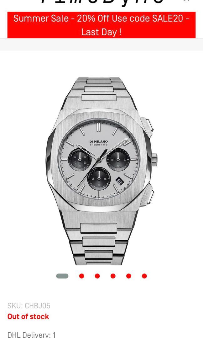 D1 milano panda chronograph deals