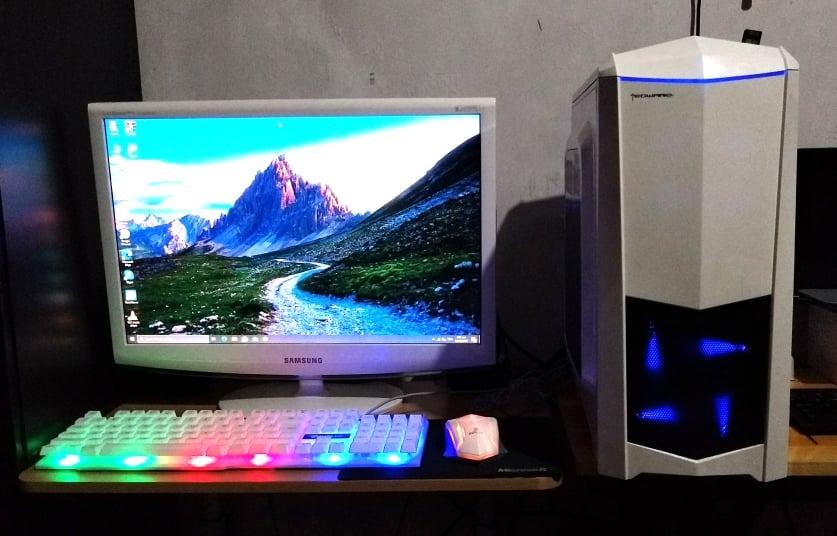 Desktop Pc Set Intel Core I3 6100 6th Gen 128gb Ssd 500gb Hdd 8gb Ddr 4 22 Samsung White Computers Tech Desktops On Carousell