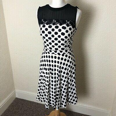 Dorothy Perkins 6UK 34EURO Polka Dot Monochrome Dress Women s Fashion Dresses Sets Dresses on Carousell