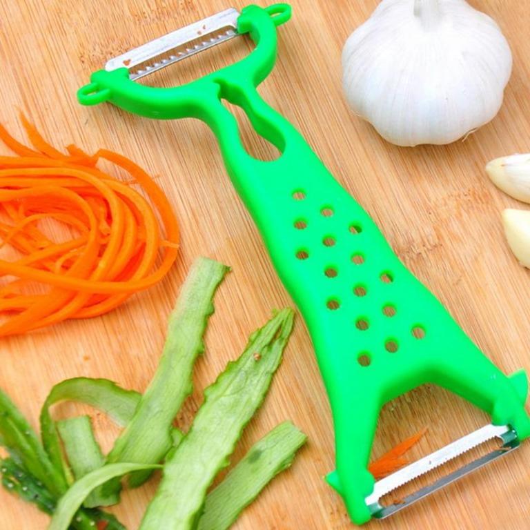 2 Pc Vegetable Peeler Fruit Y-Shaped Stainless Steel Slicer Grater