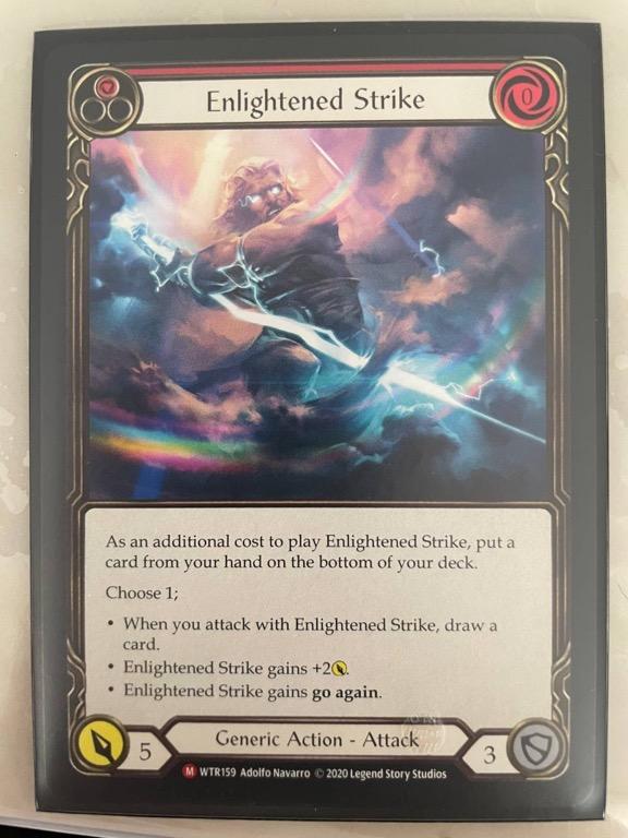 Flesh and Blood Enlightened Strike WTR英3 | www.hospitalakshayavat.com