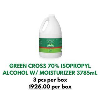 Green Cross Isopropyl Alcohol w/ Moisturizer Gallon (sold per box)