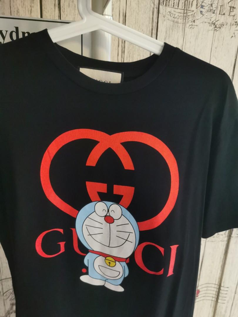 Gucci Doraemon T shirt, Men's Fashion, Tops & Sets, Tshirts & Polo