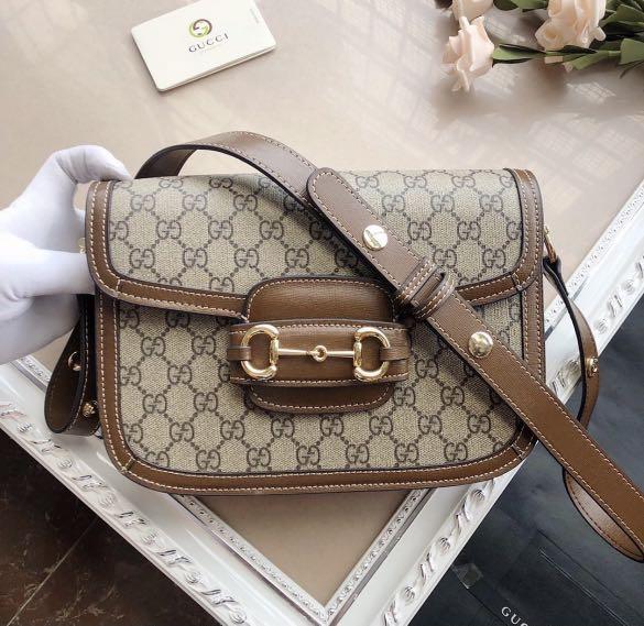 Gucci Horsebit 1955 small shoulder bag, Luxury, Bags & Wallets on Carousell