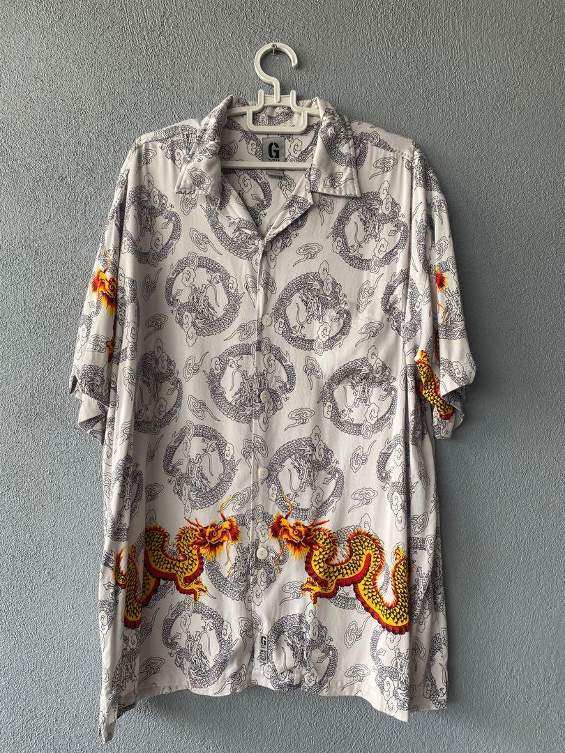 Guess dragon shirt new arrivals