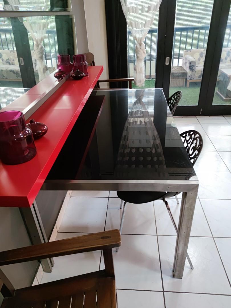 Harvey norman glass dining table deals