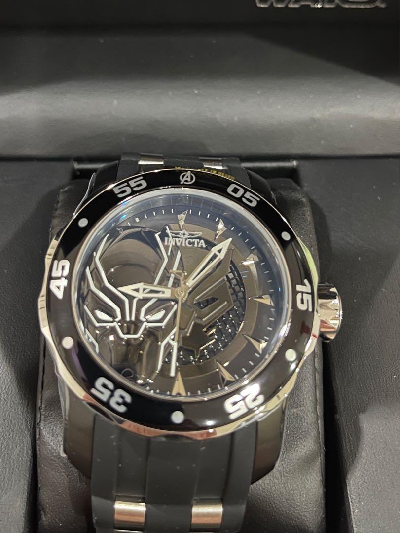 Invicta black new arrivals panther watch