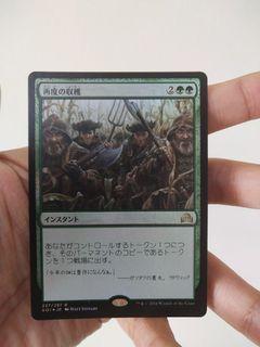 Japanese Foil Second Harvest Shadows Over Innistrad MTG Magic the Gathering