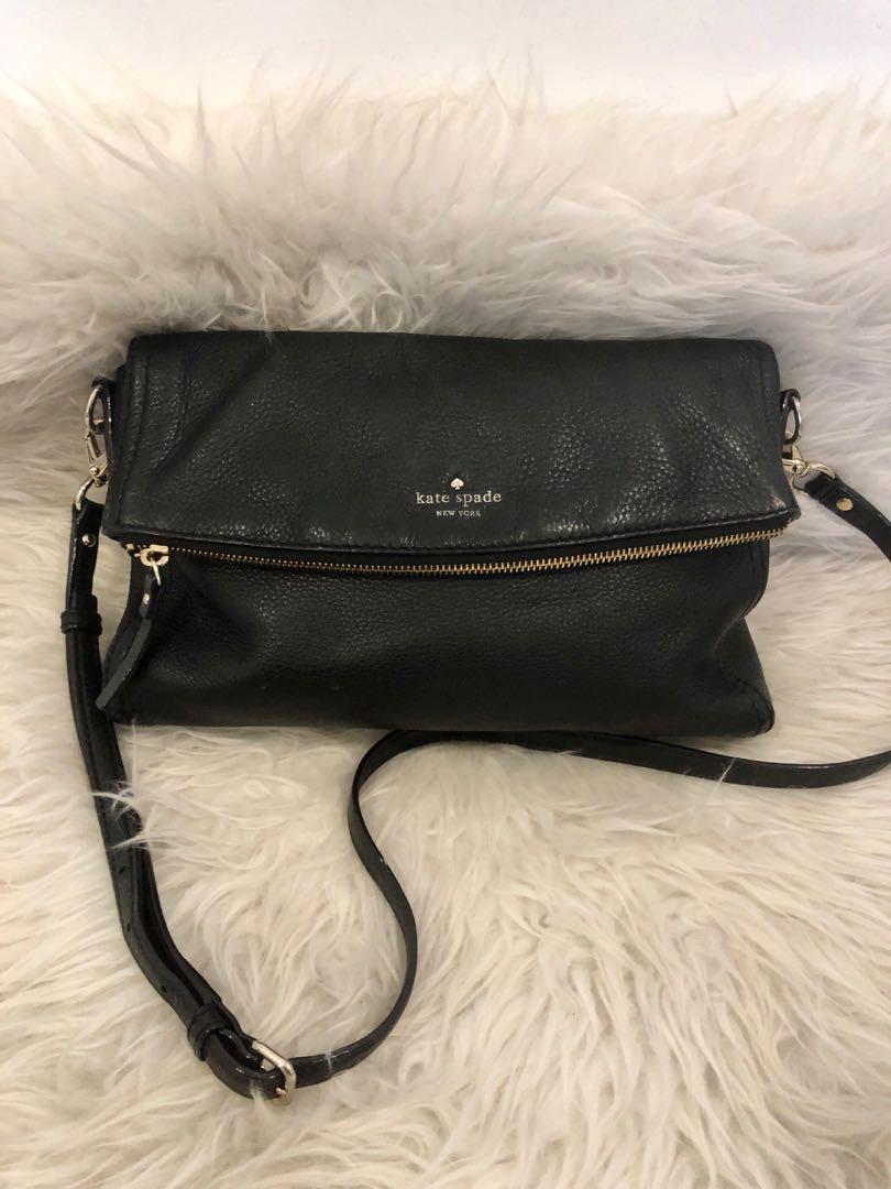 PROMO RM220 LAST PRICE Kate Spade Cobble Hill Marsala Foldover Crossbody