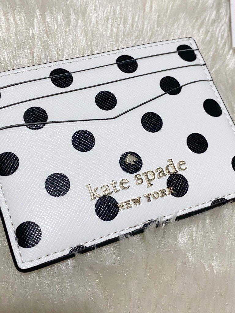 Kate spade polka dot card holder 2025