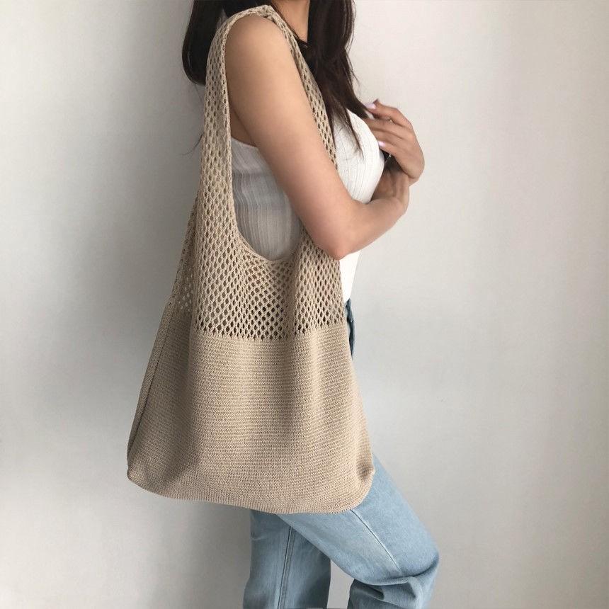 Korean mesh tote bag outlet